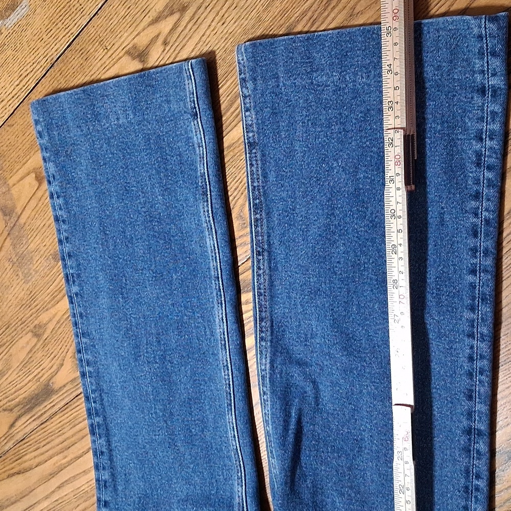RAG & BONE Jeans Womens 24 BLUE BOOTCUT BOOT CUT Preowned HEMMED ?? - Picture 3 of 10